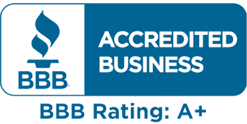 BBB Accredited Business, A+ rating